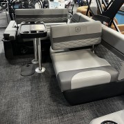 2026 Godfrey MC235SFL Triple Pontoon - Silver/Carbon Fiber